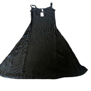 Mad Style Womens Black Sleeveless Flowy Stretch Dress Trendy Fit